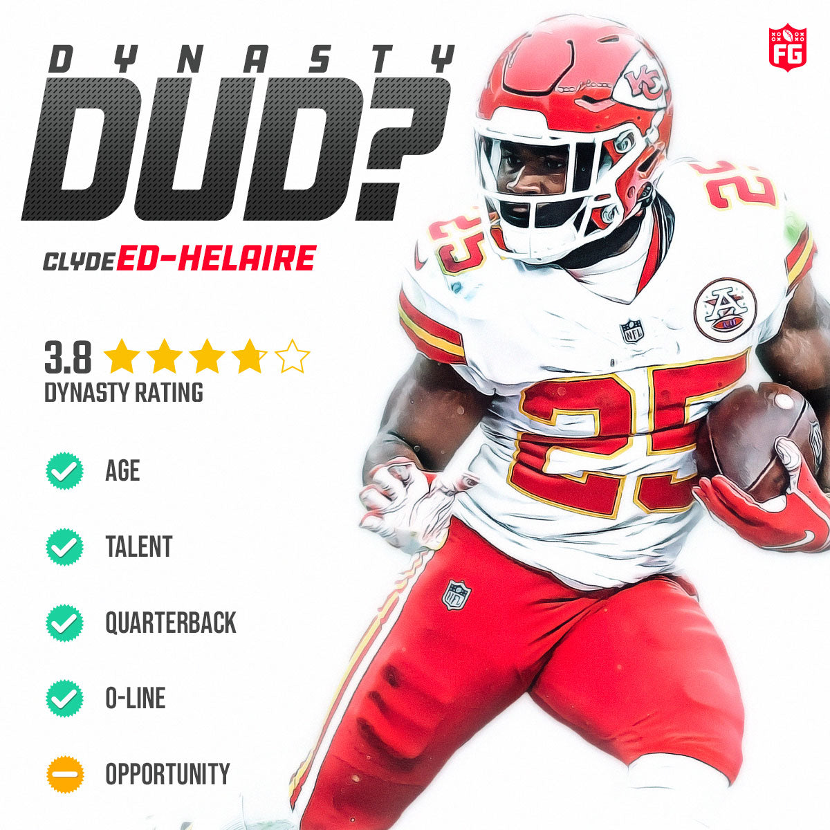 Dynasty Dud? Clyde Edwards-Helaire