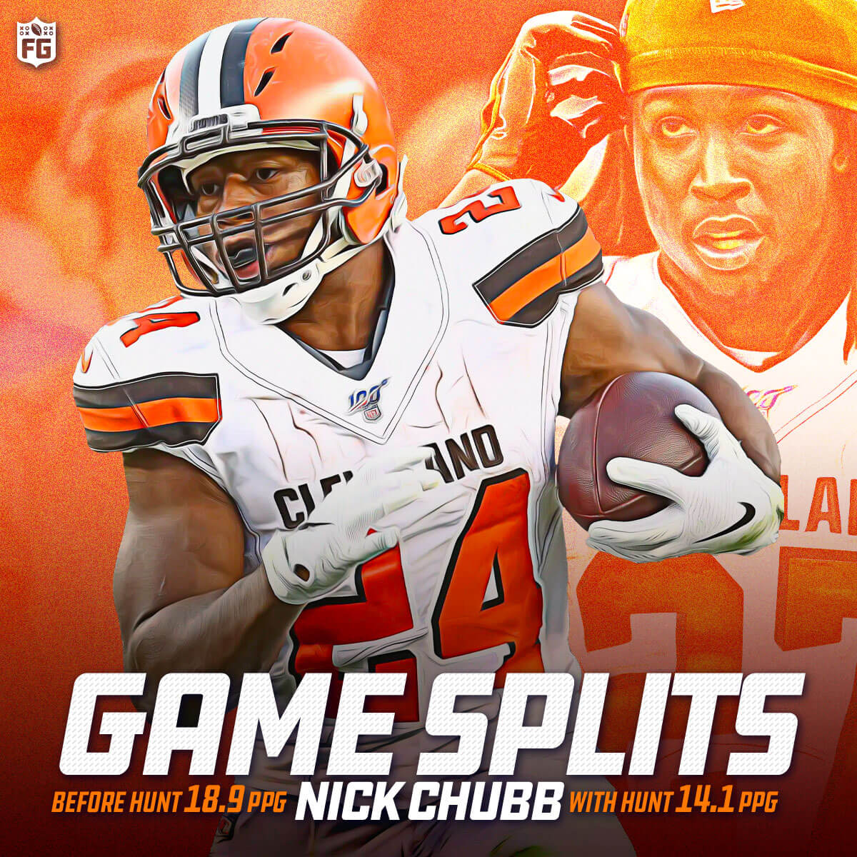 Game Splits Nick Chubb Fantasy Guides