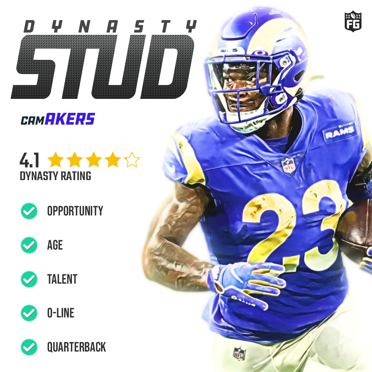 Dynasty Stud: Cam Akers